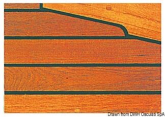 Listello teak per ponti 60x10x2000 mm - 71.101.30 Osculati Teak