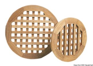 Grigliato circolare teak 500 mm - 71.118.03 Osculati Teak