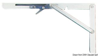 Bracci inox supporto tavolo - 71.240.10 Osculati Teak