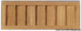 Griglia aereazione 128x350 mm - 71.303.10 Osculati Teak