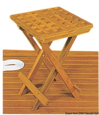 Sgabello teak 30x30x45 cm - 71.308.00 Osculati Teak