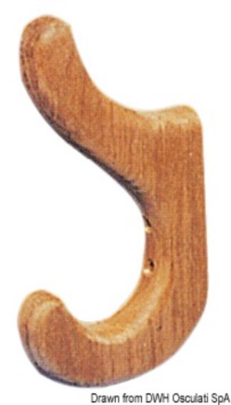 Porta abiti 180x90 mm - 71.323.80 Osculati Teak