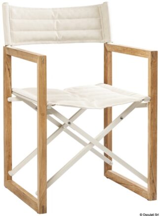 Sedia pieghevole teak ARC The Square lino - 71.325.02 Osculati Teak