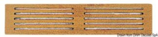Frontalino protezione teak 445x100 mm - 71.396.30 Osculati Teak