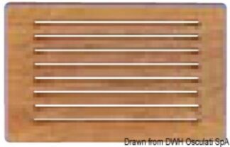 Frontalino protezione teak 200x150 mm - 71.396.33 Osculati Teak