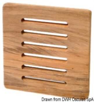 Frontalino protezione teak 125x125 mm - 71.396.70 Osculati Teak