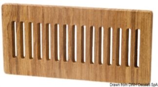 Frontalino protezione teak 125x250 mm - 71.396.71 Osculati Teak