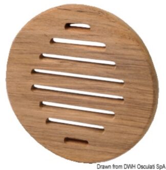 Frontalino protezione teak Ø 150 mm - 71.397.10 Osculati Teak