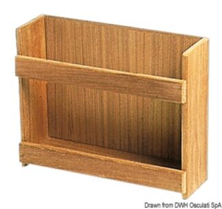 Porta barattoli teak 316 x 101 x 254 mm - 71.602.00 Osculati Teak