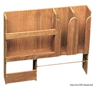 Porta piatti teak 490x106x425 mm - 71.602.01 Osculati Teak