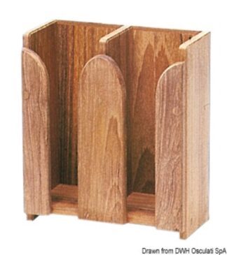 Porta tazze teak 212x103x250 mm - 71.602.06 Osculati Teak