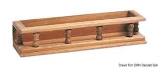 Porta vasetti teak 350x65x90 mm - 71.602.07 Osculati Teak