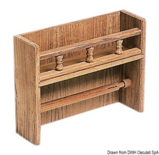 Porta scottex teak 327x90x250 mm - 71.602.66 Osculati Teak