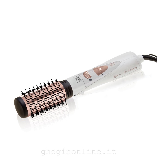 Bellissima Imetec GH18 1100 Modellatore Ad Aria, Rivestimento Spazzole In Ceramica, 5 Accessori Per Realizzare Capelli Lisci E Luminosi, A Onde Morbide O Ricci Stretti, 1000 W