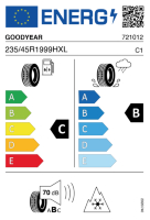Pneumatici Auto Invernali GOODYEAR UG-PE3 235/45 R19 99 H XL - immagine 2