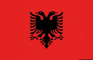 Bandiera Albania 30 x 45 cm - 35.474.02 Osculati Segnavento, bandiere, portachiavi