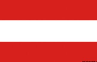 Bandiera Austria 20 x 30 cm - 35.455.01 Osculati Segnavento, bandiere, portachiavi