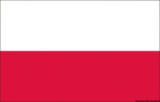 Bandiera Polonia 40 x 60 cm - 35.463.03 Osculati Segnavento, bandiere, portachiavi
