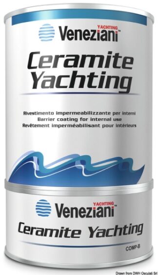 Vernice Ceramite Yachting bianca 0,75 l - 65.014.00 Osculati Isolanti, detergenti, vernici