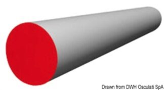 Stecca tonda 12 mm 3 m - 58.661.12 Osculati Lande, stecche vela