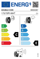 Pneumatici Auto Estivi DOUBLE-C DC-MAX 175/70 R14 84 T - immagine 2