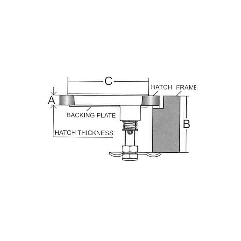 Alzapaglioli in Acciao Inox CHIAVE DI RICAMBIO Marine Town (acq.min. unità) - immagine 2