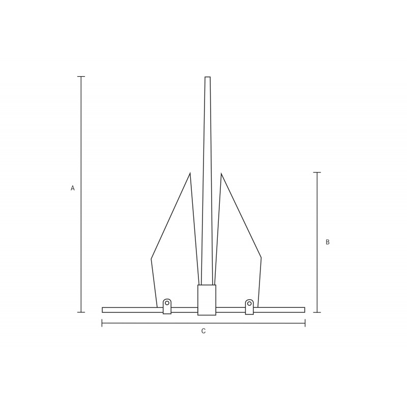 Ancore in Acciaio zincato ANCORA GUARDIAN G-23 - 5,9 KG Fortress (acq.min. unità) - immagine 2