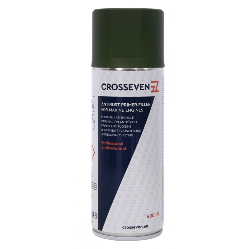 Vernici Spray ANTIRUST GRIGIO SPRAY 400 ML Crosseven (acq.min. unità)