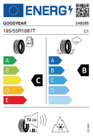 Pneumatici Auto Invernali GOODYEAR UG9+ 195/55 R16 87 T - immagine 2