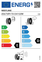 Pneumatici Furgone o Autocarro WESTLAKE WSR+1 205/75R175 124/122M - immagine 2