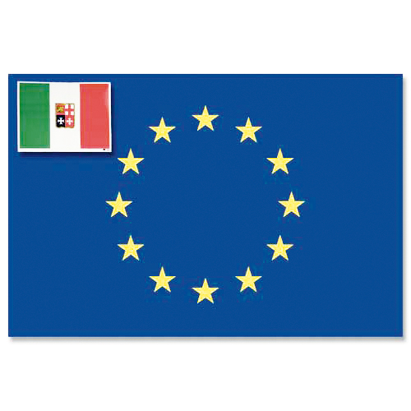 Tabelle e Bandiere Adesive BANDIERA ADESIVA EUROPA CM.11X16 ERREGRAFICA (acq.min. unità)