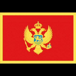 Bandiere in Tessuto BANDIERA MONTENEGRO CM.30X45 Adria Bandiere (acq.min. unità)