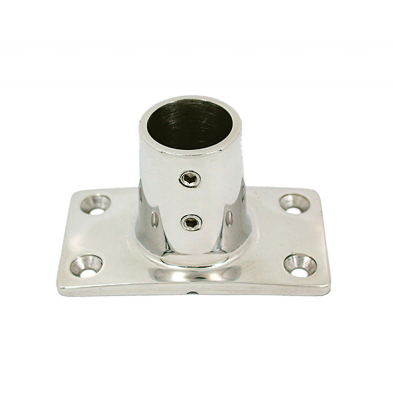 Raccordi in Acciaio Microfuso BASE RETT. INOX 90° Ø MM.22 (acq.min. unità)