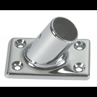 Raccordi in Ottone BASE OTTONE RETTANG. 60°Ø MM.22 Foresti (acq.min. unità)