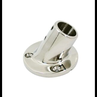 Raccordi in Acciaio Microfuso BASE INOX TONDA 60° Ø MM.25 (acq.min. unità)