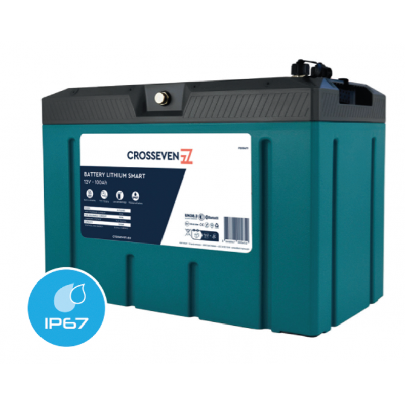 Batterie, Morsetti BATTERIA LITIO 12V - 100AH Crosseven (acq.min. unità)