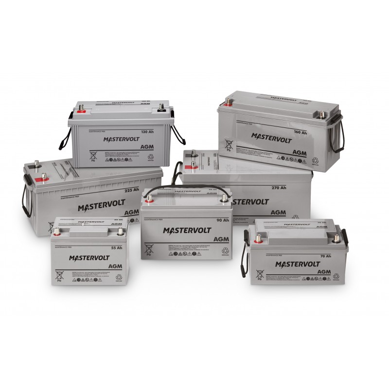 Batterie, Morsetti Mastervolt AGM Battery 12/55Ah Mastervolt (acq.min. unità)