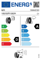 Pneumatici Auto Estivi GITI SYN-H2 185/55 R15 82 H - immagine 2