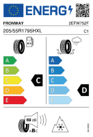 Pneumatici Auto Invernali FRONWAY ICE-1 205/55 R17 95 H XL - immagine 2