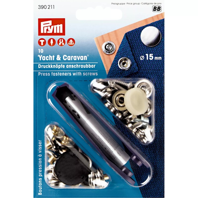 Accessori per Capottine BOTTONE PER TENDE CF. 10 pz. Plastimo (acq.min. unità) - immagine 2