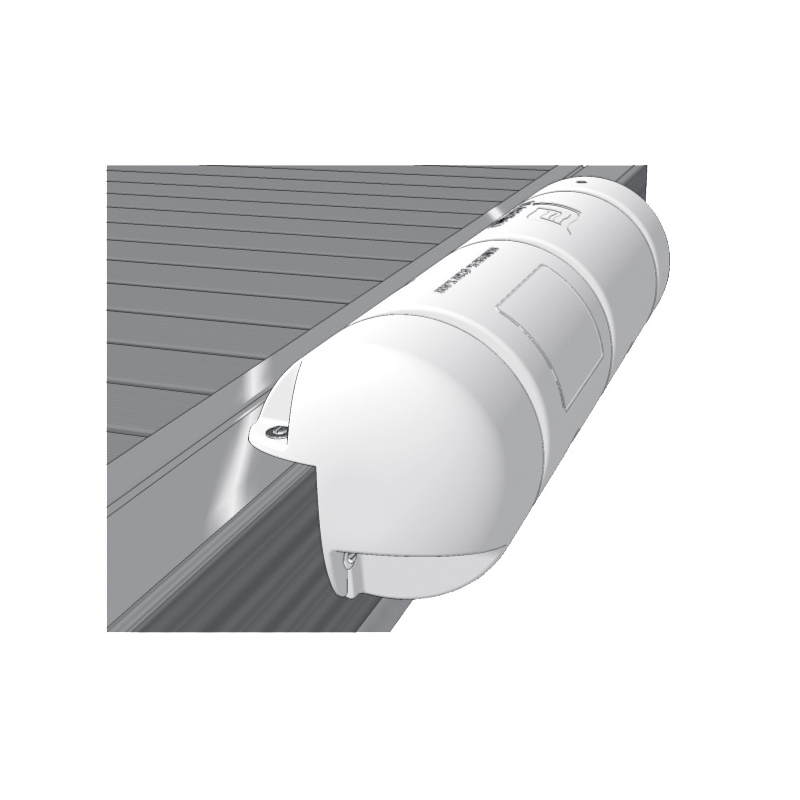 Profili per Pontili, Banchine, Pali BUMPER DRITTO BIANCO Ø CM. 25 X 90 Plastimo (acq.min. unità)