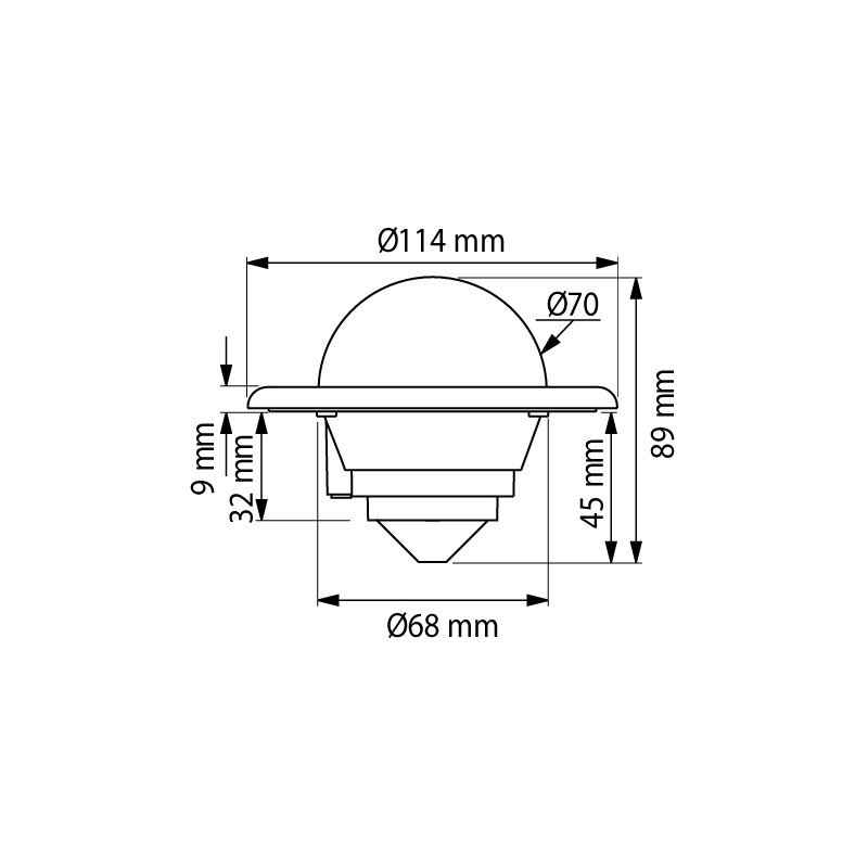 Bussole Plastimo BUSSOLA MINI C COMPASS CORNICE NERA Plastimo (acq.min. unità) - immagine 2