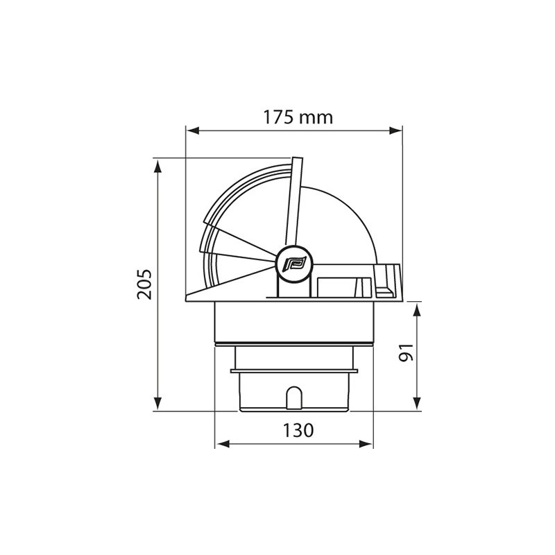 Bussole Plastimo BUSSOLA OLIMPIC 135 NERA Plastimo (acq.min. unità) - immagine 2