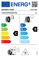 Pneumatici Auto Invernali SUPERIA B-UHP3 195/55 R20 95 H XL - immagine 2