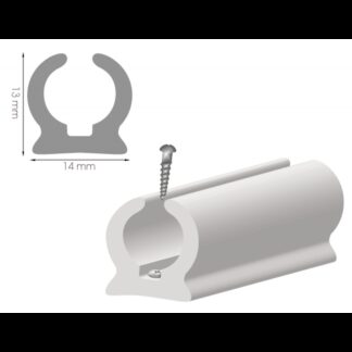 Accessori per Capottine CANALINA IN PVC A RELINGA MT 4 Tessilmare (acq.min. unità)