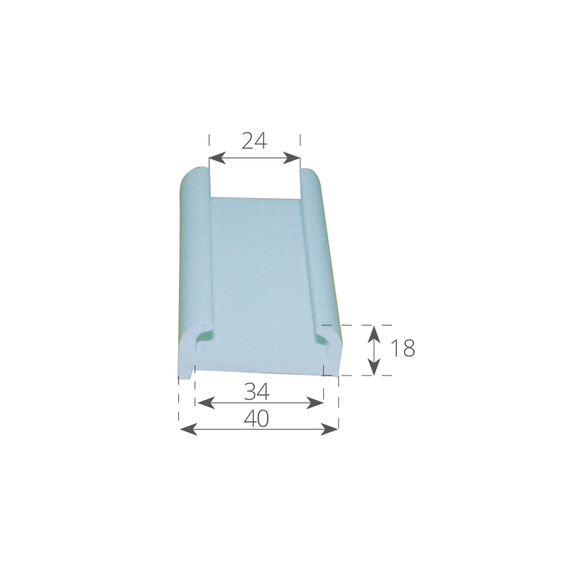 Profilo Parabordo Tessilmare CANALINA TR40 PER C40 MT 4 Tessilmare (acq.min. unità) - immagine 2