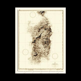 Carte Nautiche e Portolani ISOLA DI SARDEGNA STORICA ISTITUTO IDROGRAFICO (acq.min. unità)