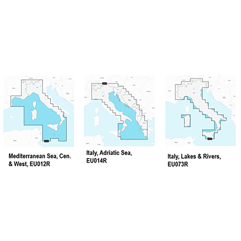 Cartografia PLATINUM+ ITALIA, LAGHI, COSTE Navionics (acq.min. unità)