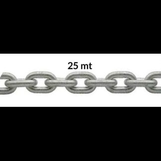 Catena Calibrata CATENA ZINC. CALIBRATA Ø MM.8X25MT (acq.min. unità)