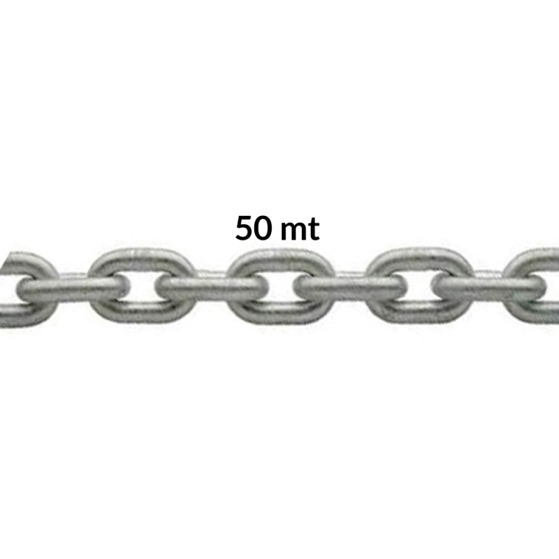 Catena Calibrata CATENA ZINC. CALIBRATA Ø MM.6X50MT (acq.min. unità)